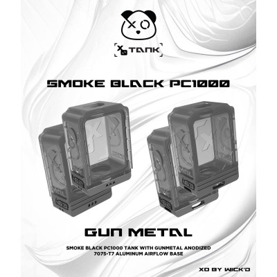 WICK'D XO Tank Smoke Black Gunmetal by Wick'D