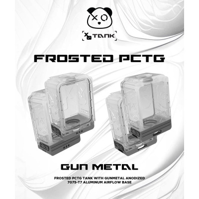 WICK'D XO Tank Frosted PCTG Gunmetal by Wick'D